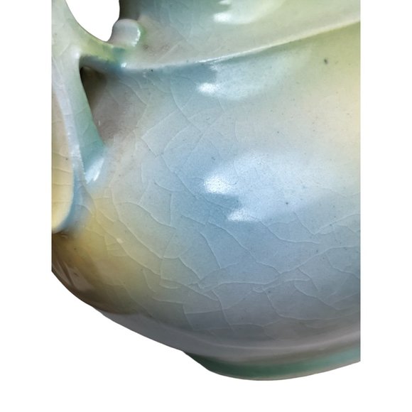 💕 SOLD 💕 ROYAL BRUXONIA Double-Handled Early 1900s ANTIQUE Swan Vase Austria - Picture 11 of 14